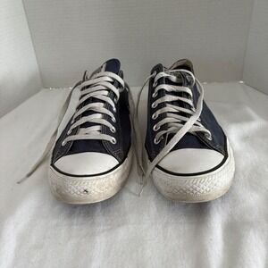 Converse All Star Chuck Taylor Low Top Canvas Sneakers Navy Blue Men's Size 13